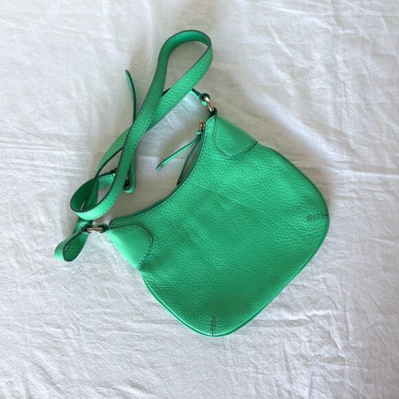 NWOT Cole Haan Green Leathe Shoulder Bag | Cross Body Handbag - Picture 6 of 14